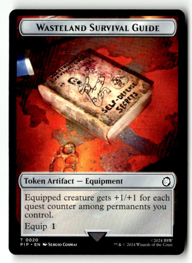 Treasure (0018) // Wasteland Survival Guide Double-Sided Token (Back)