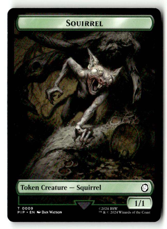 Food (0013) // Squirrel Double-Sided Token (Back)