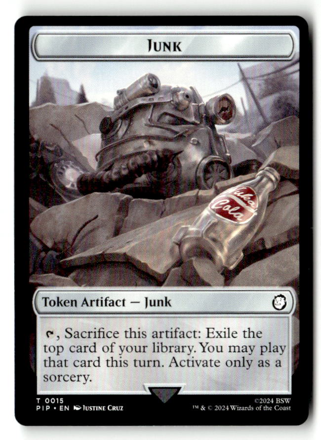 Junk // Robot Double-Sided Token (Back)