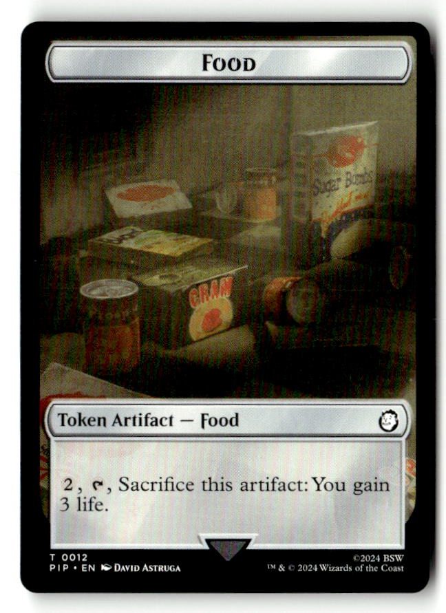 Warrior // Food (0012) Double-Sided Token (Back)