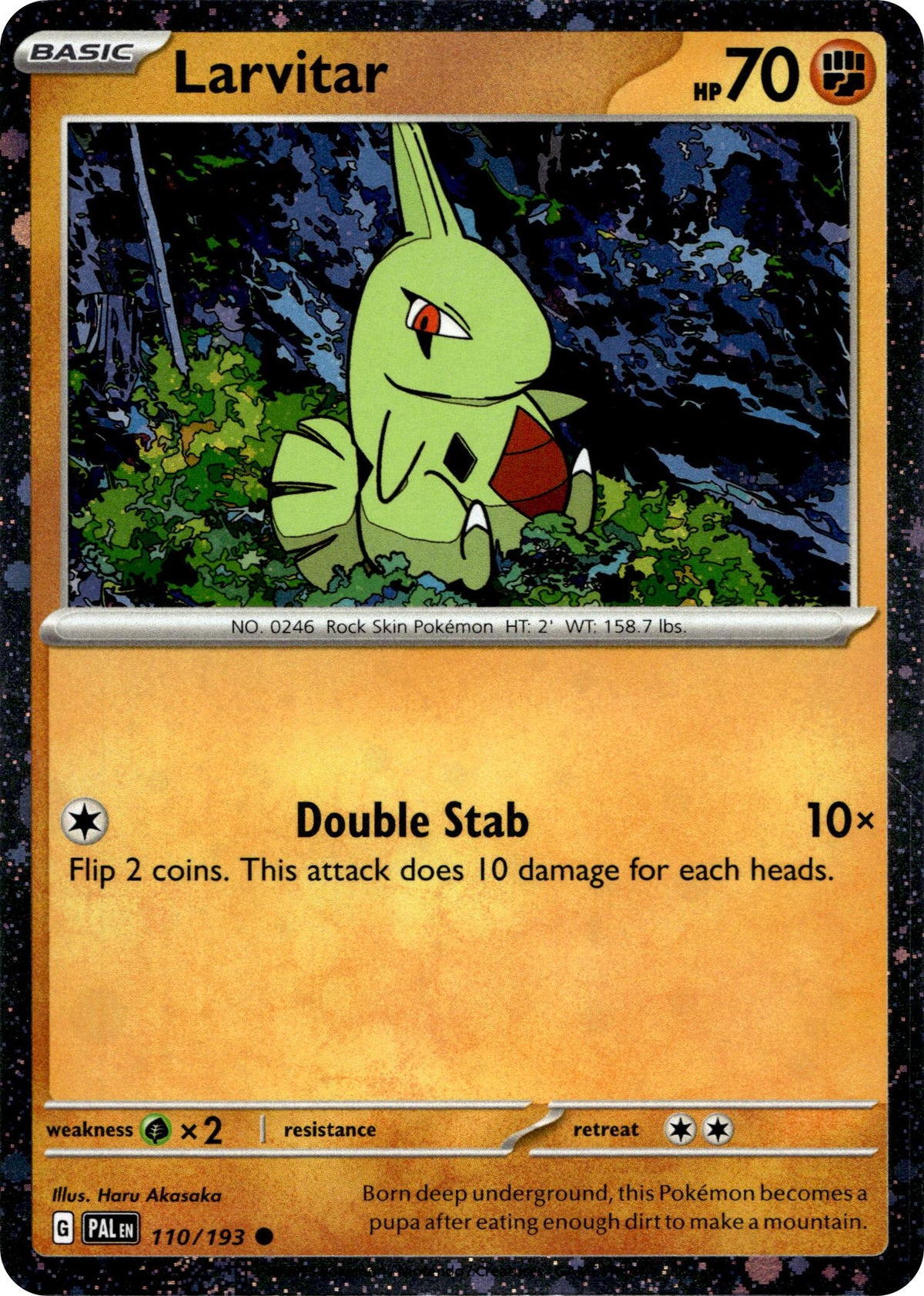 Larvitar - 110/193 (Cosmos Foil)
