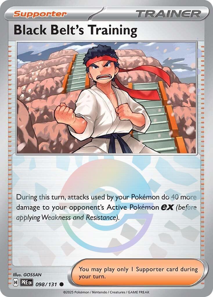 Black Belt's Training - 098/131 (Poke Ball Pattern)