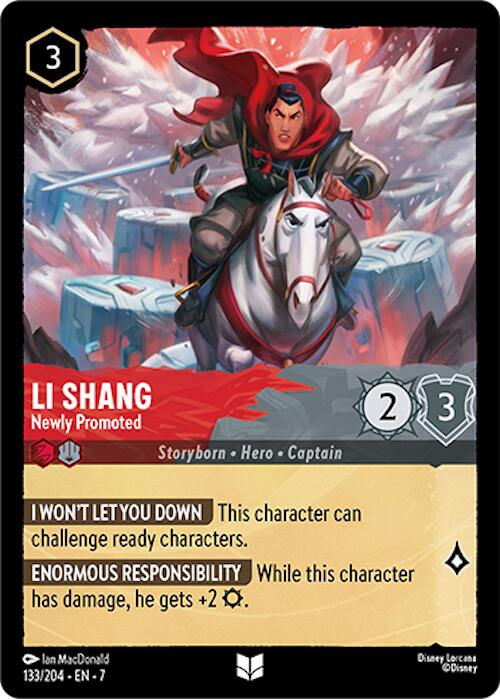 Li Shang - Newly Promoted