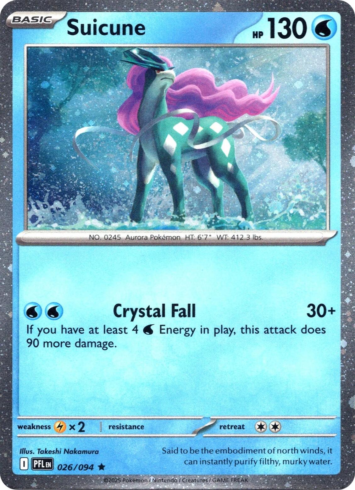 Suicune (Cosmos Holo)