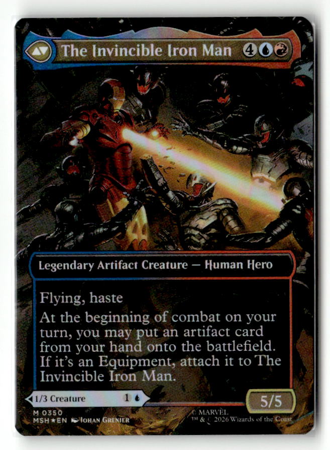 Tony Stark (Borderless) (0350) (Back)