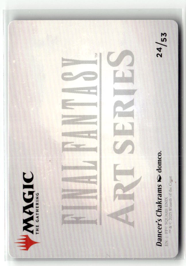 Dancer's Chakrams Art Card (Back) | Near Mint / English / Normal