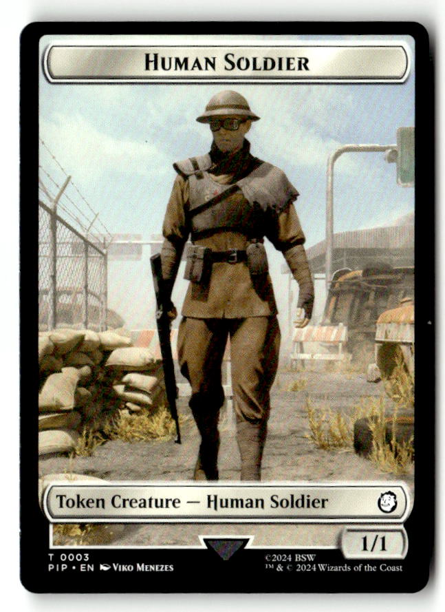 Settlement // Human Soldier Double-Sided Token (Back)