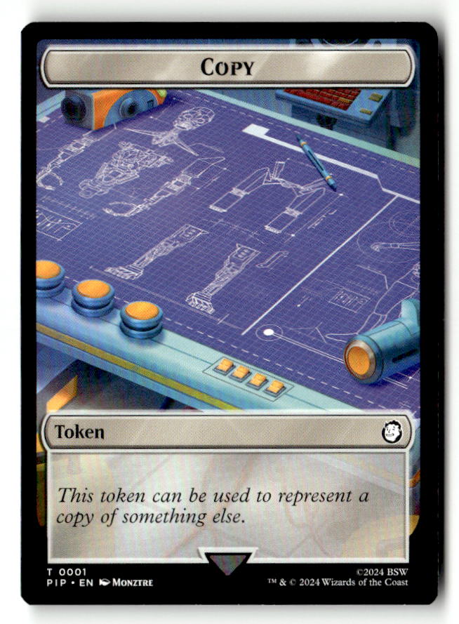Copy // Human Soldier Double-Sided Token (Back) | Near Mint / English / Normal
