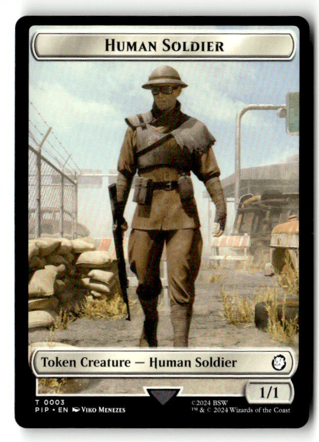 Soldier (0004) // Human Soldier Double-Sided Token (Back)
