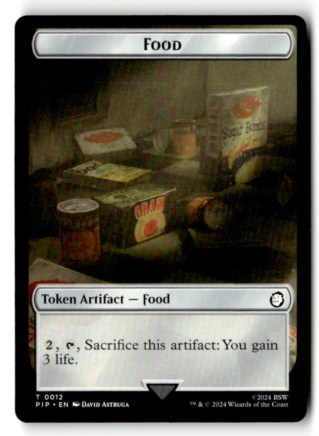 Soldier (0010) // Food (0012) Double-Sided Token (Back)