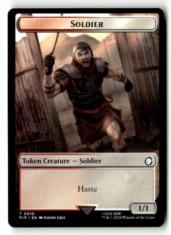 Soldier (0010) // Warrior Double-Sided Token (Back)