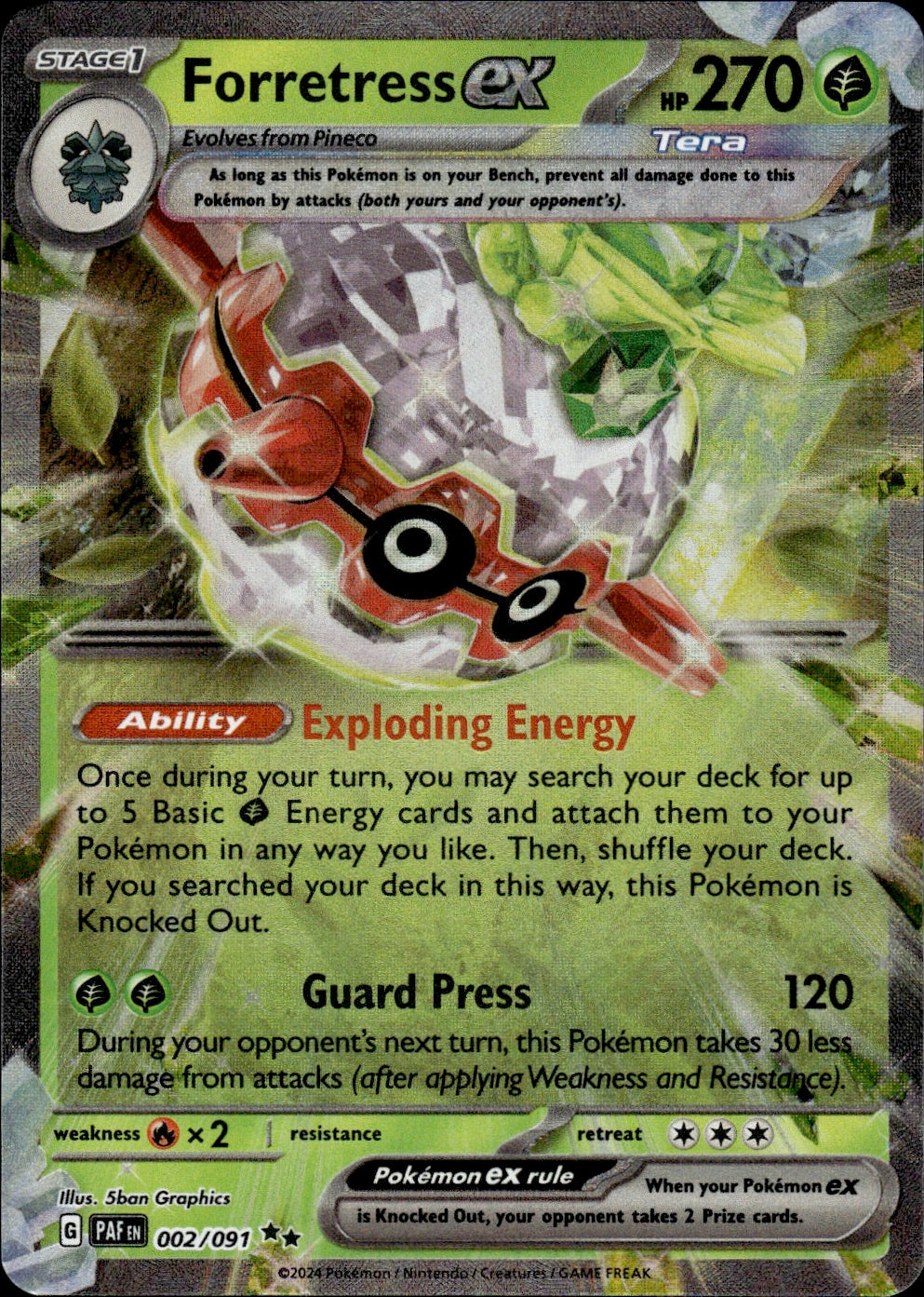 Forretress ex - 002/091