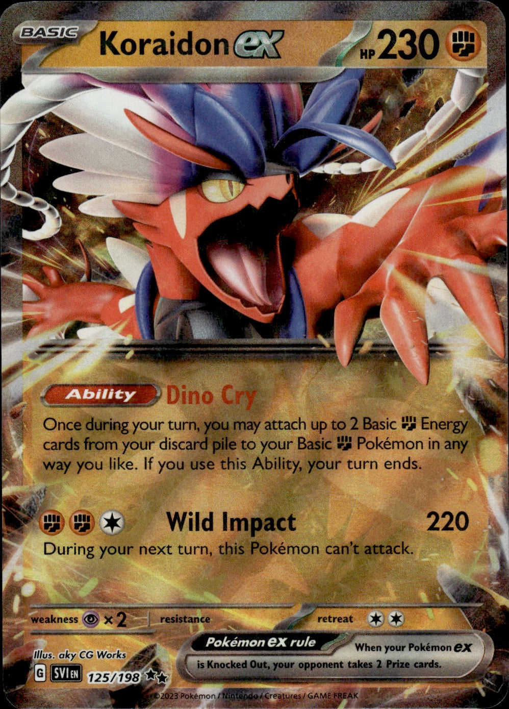Koraidon ex - 125/198