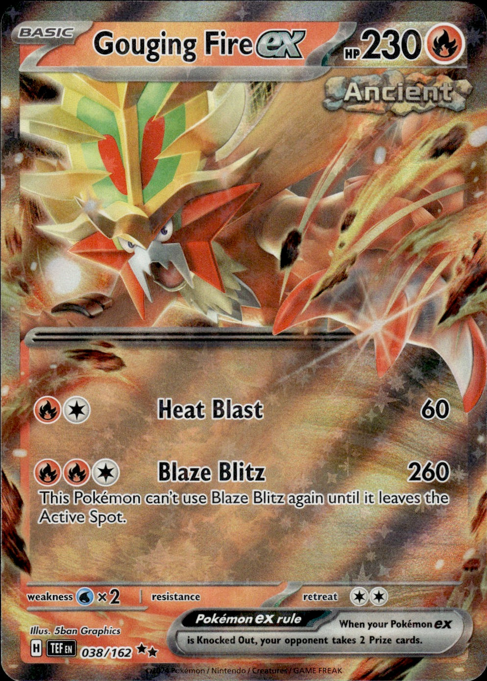 Gouging Fire ex - 038/162
