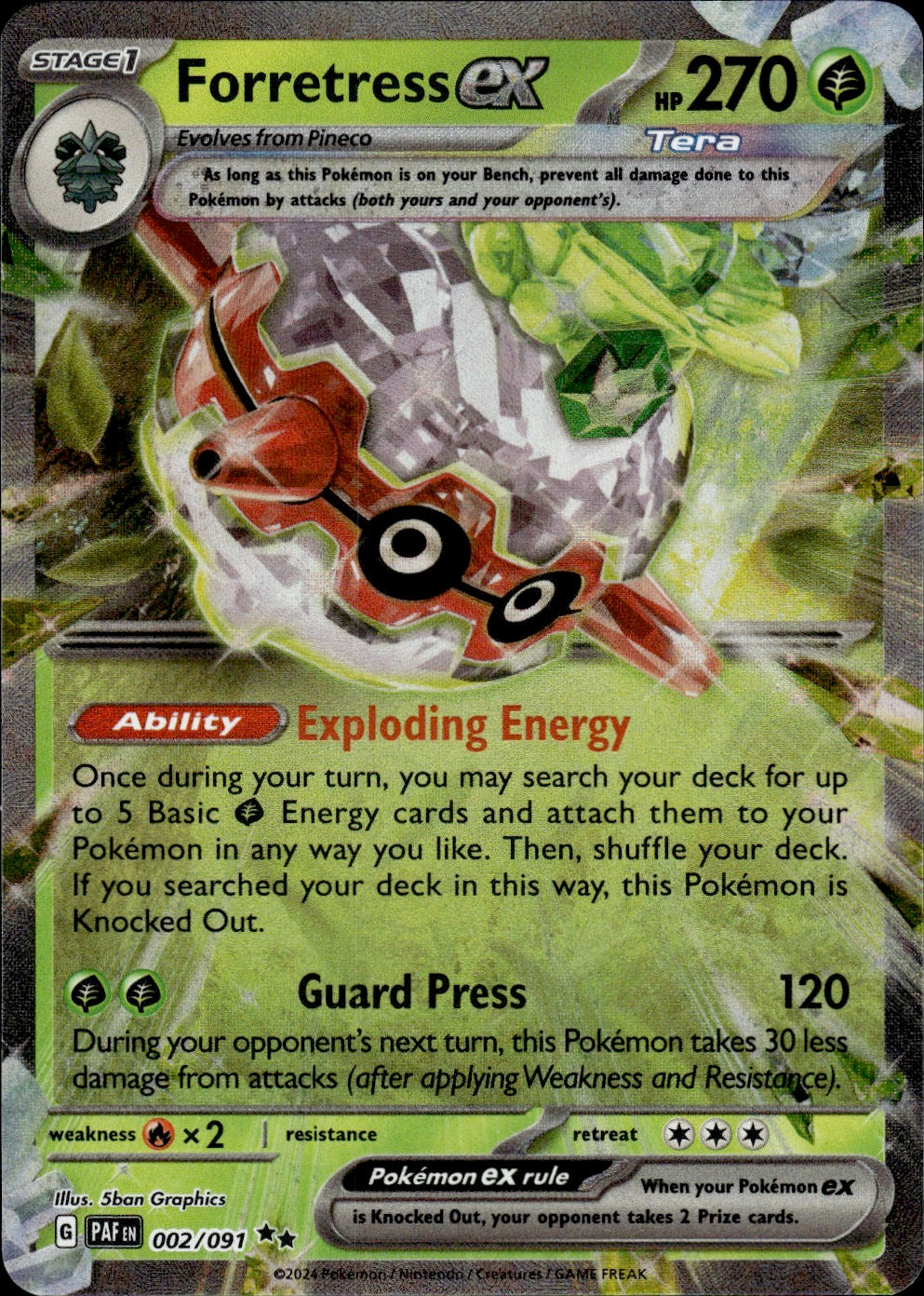 Forretress ex - 002/091