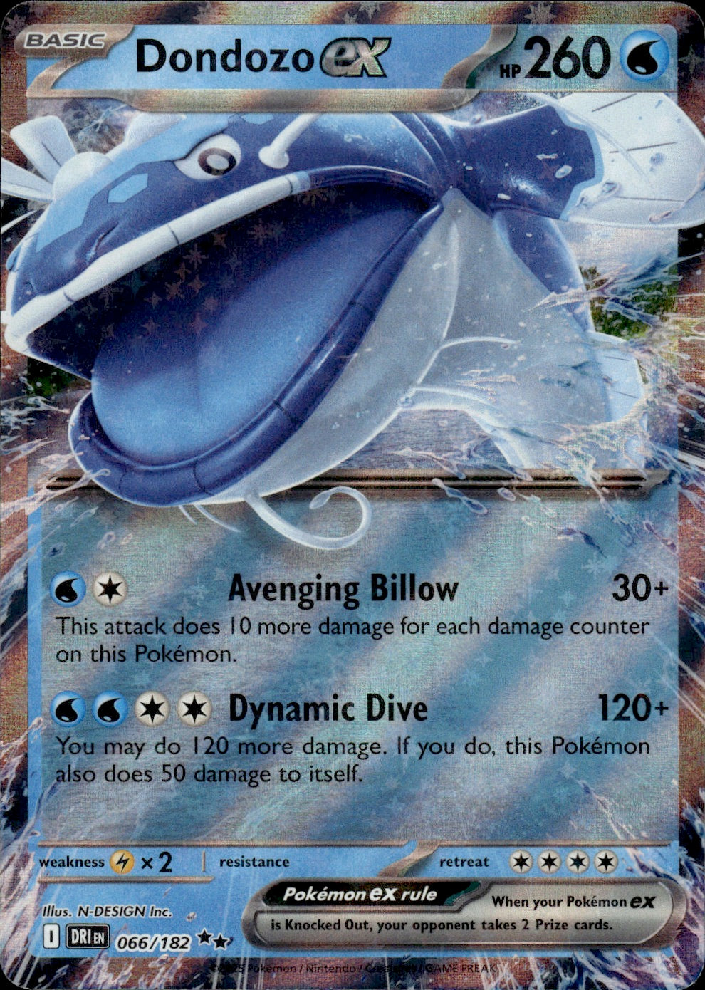 Dondozo ex - 066/182