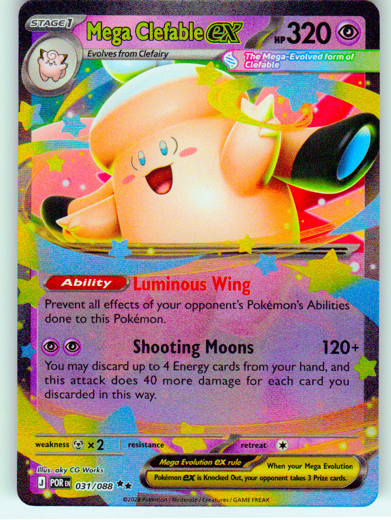 Mega Clefable ex - 031/088