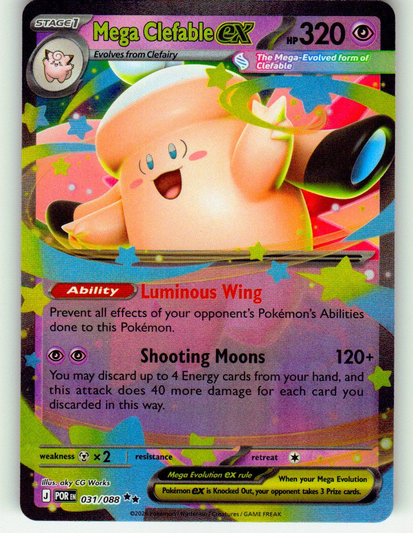 Mega Clefable ex - 031/088