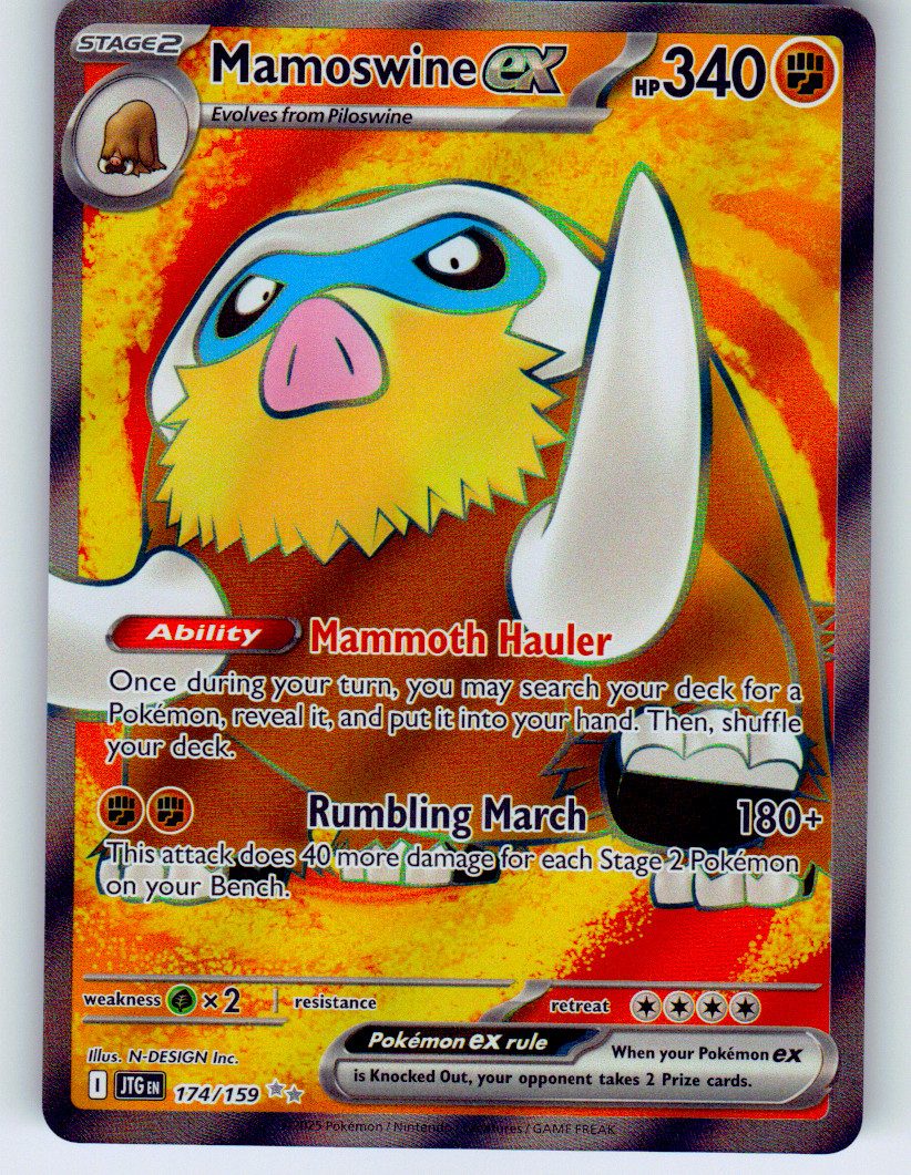 Mamoswine ex - 174/159 | Near Mint / English / Holofoil