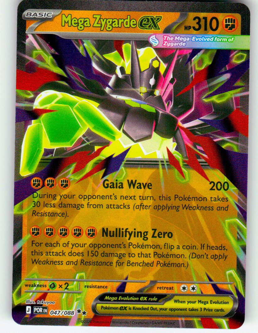 Mega Zygarde ex - 047/088