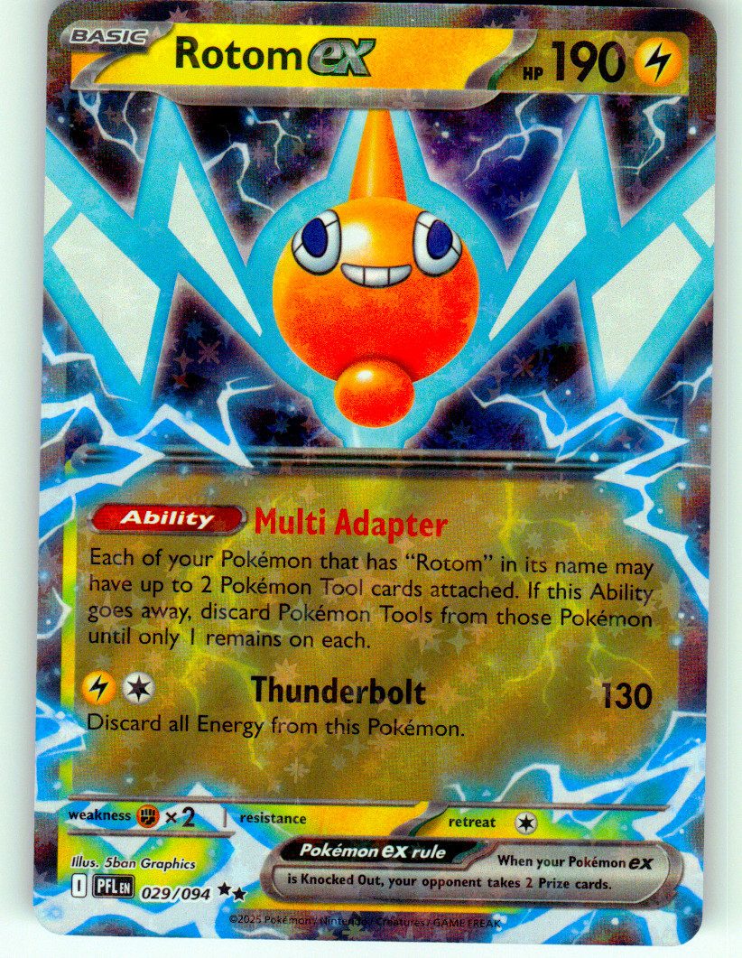 Rotom ex - 029/094 | Near Mint / English / Holofoil