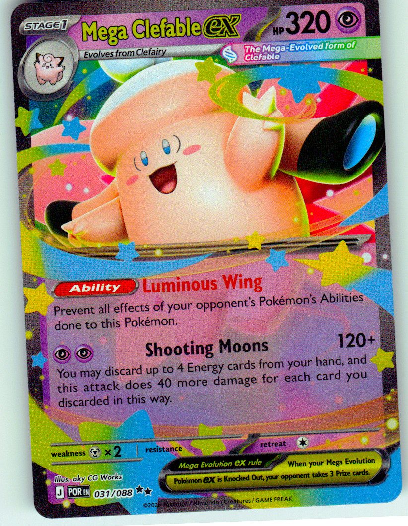 Mega Clefable ex - 031/088