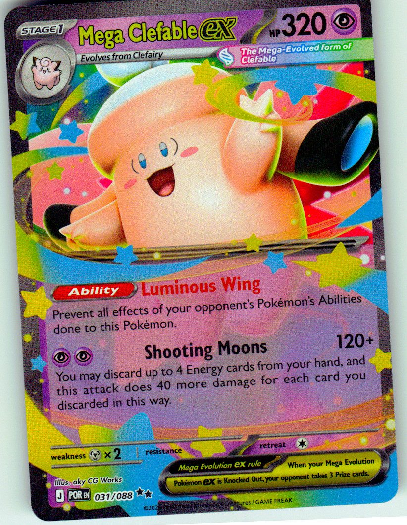 Mega Clefable ex - 031/088