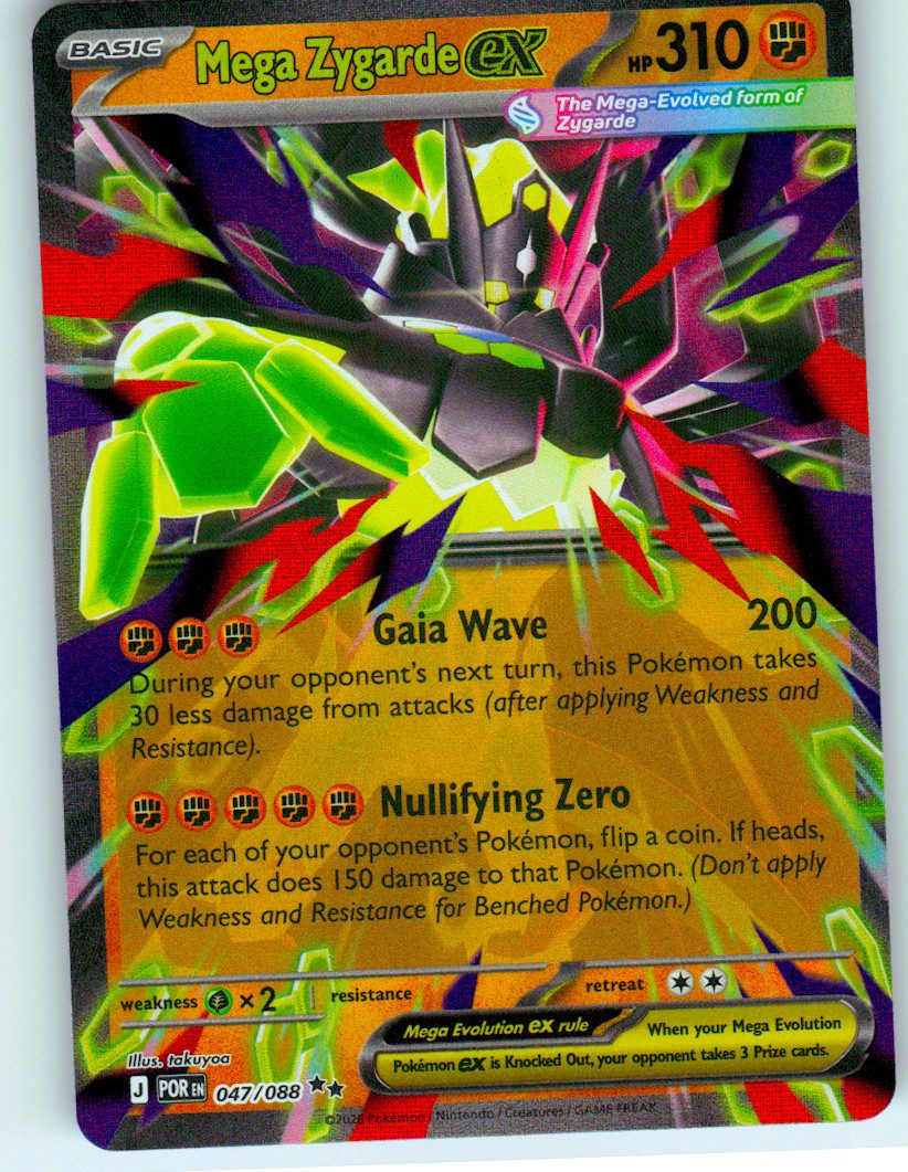 Mega Zygarde ex - 047/088