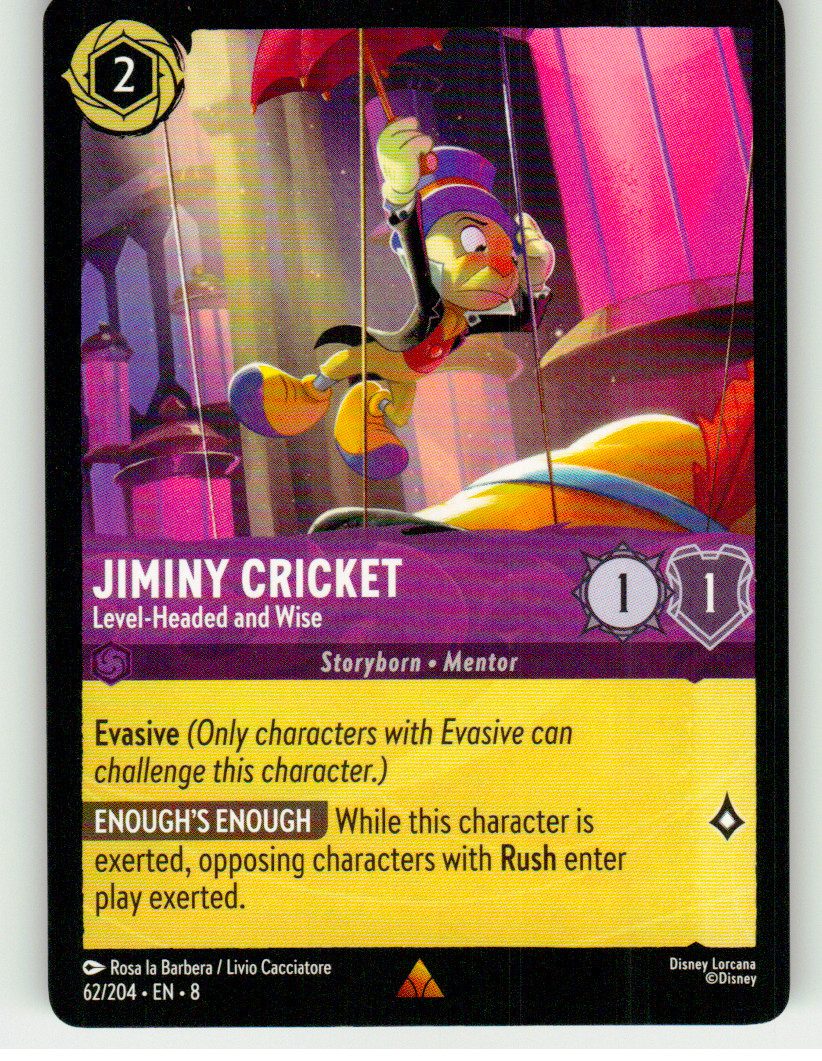Jiminy Cricket - Level-Headed and Wise