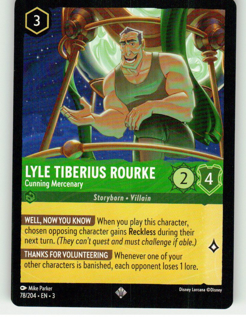 Lyle Tiberius Rourke - Cunning Mercenary | Near Mint / English / Normal