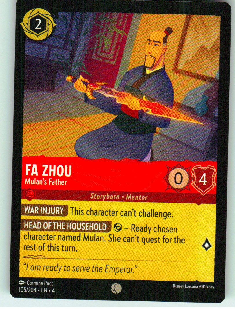 Fa Zhou - Mulan's Father