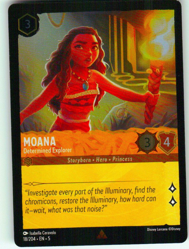Moana - Determined Explorer | Near Mint / English / Cold Foil