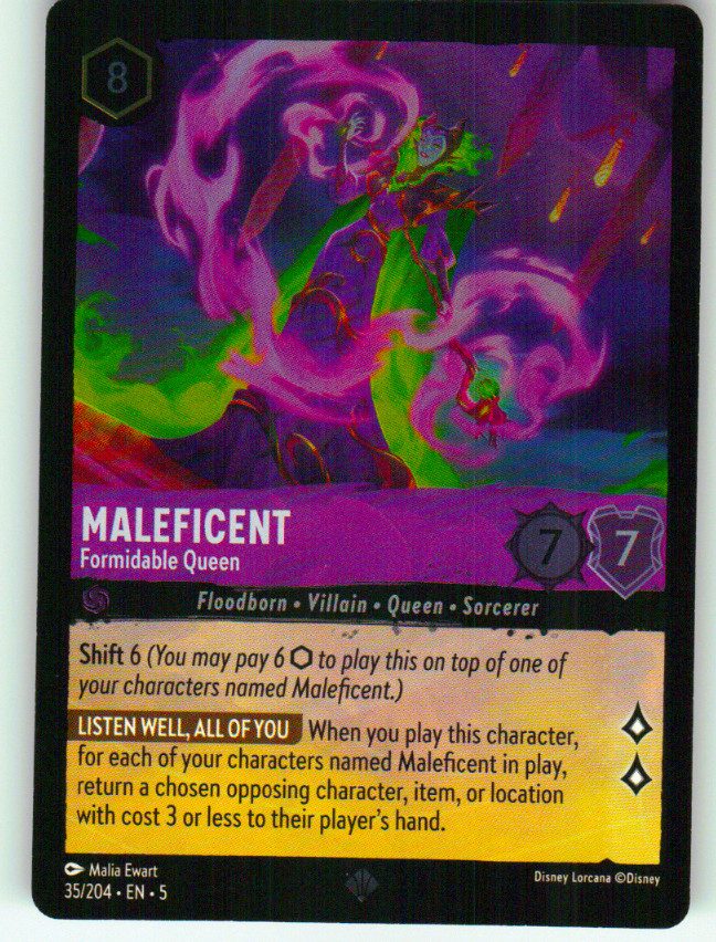 Maleficent - Formidable Queen | Near Mint / English / Cold Foil