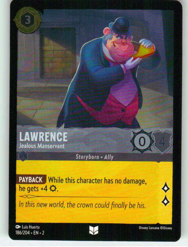 Lawrence - Jealous Manservant