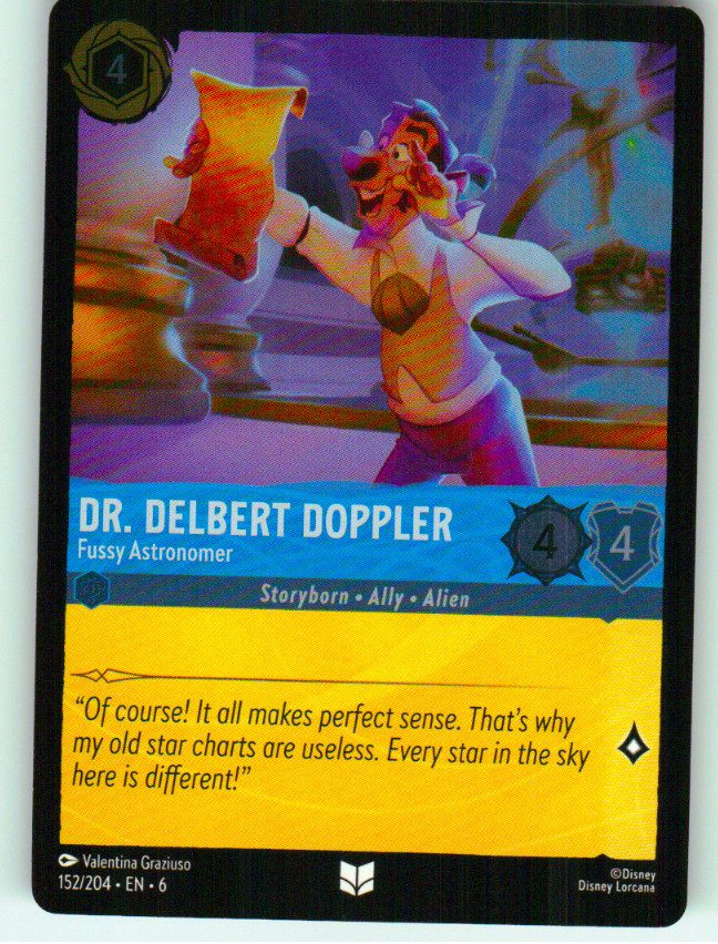 Dr. Delbert Doppler - Fussy Astronomer