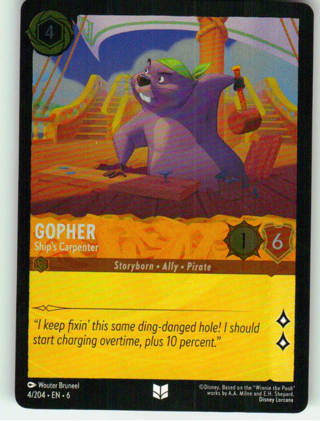 Gopher - Ship's Carpenter | Near Mint / English / Cold Foil