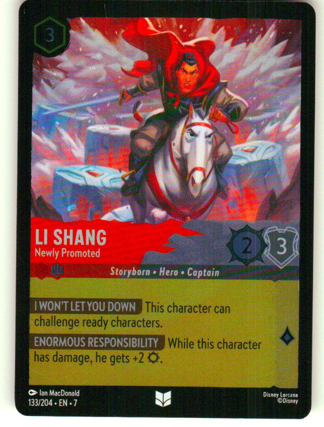 Li Shang - Newly Promoted