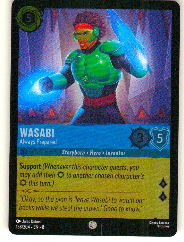 Wasabi - Always Prepared | Near Mint / English / Cold Foil