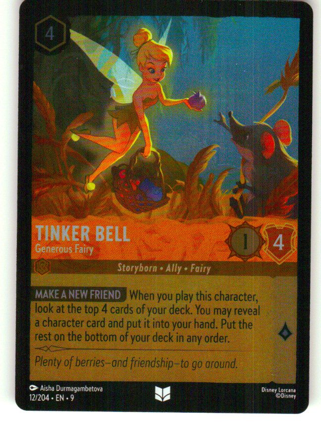 Tinker Bell - Generous Fairy | Near Mint / English / Cold Foil