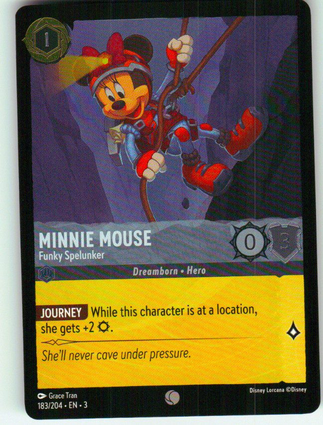 Minnie Mouse - Funky Spelunker | Near Mint / English / Cold Foil