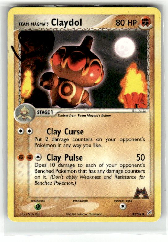 Team Magma's Claydol - 33/95