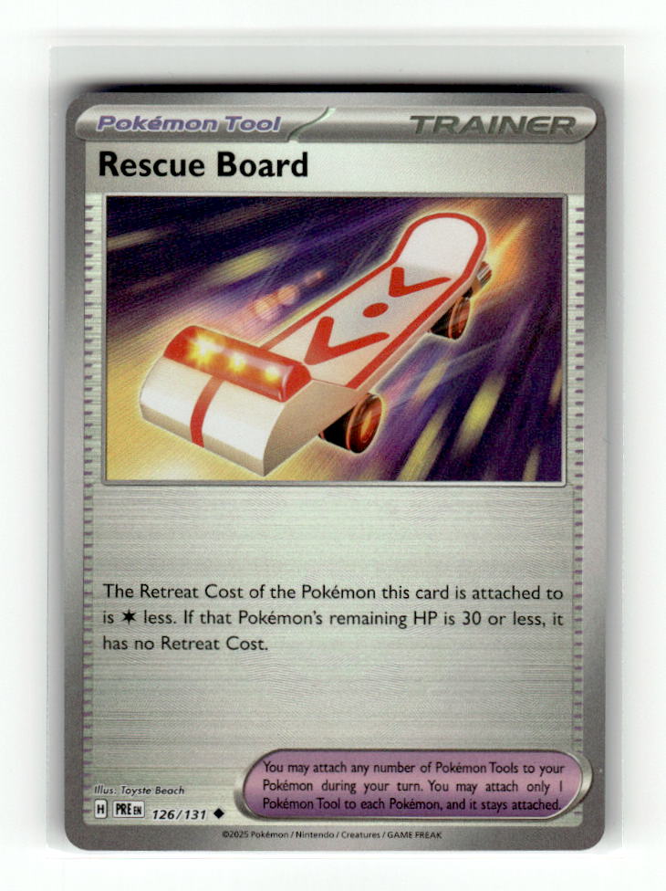 Rescue Board (Poke Ball Pattern) | Near Mint / English / Holofoil