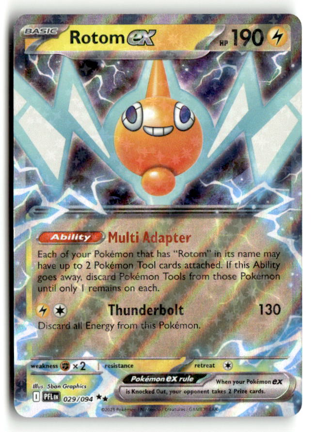 Rotom ex - 029/094 | Near Mint / English / Holofoil