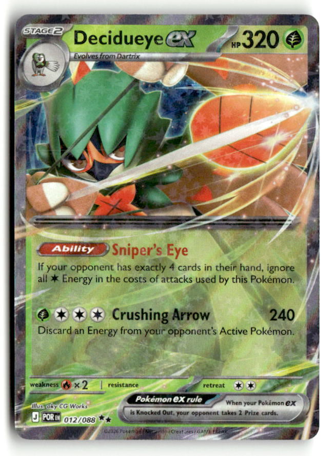 Decidueye ex - 012/088 | Near Mint / English / Holofoil