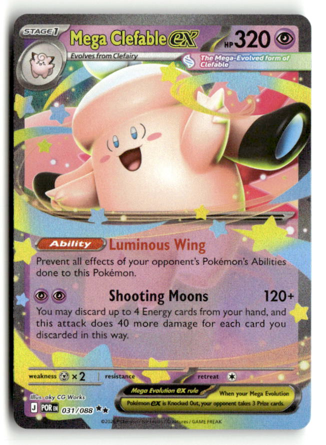 Mega Clefable ex - 031/088