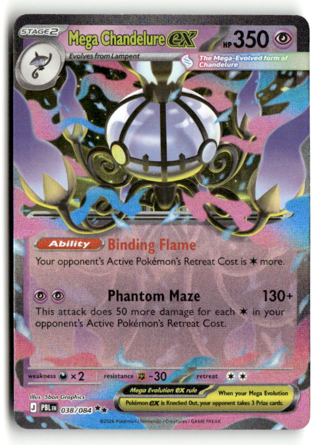 Mega Chandelure ex - 038/084