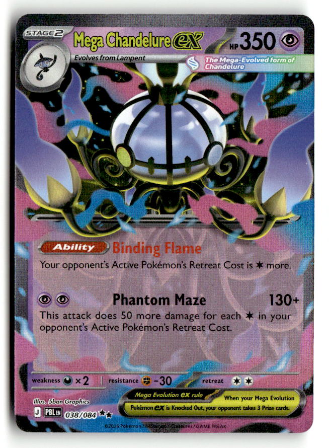 Mega Chandelure ex - 038/084