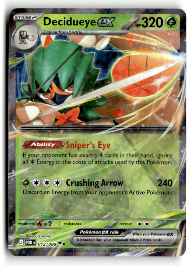 Decidueye ex - 012/088 | Near Mint / English / Holofoil