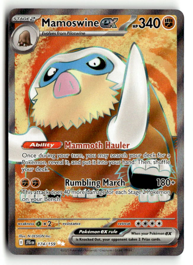 Mamoswine ex - 174/159 | Near Mint / English / Holofoil