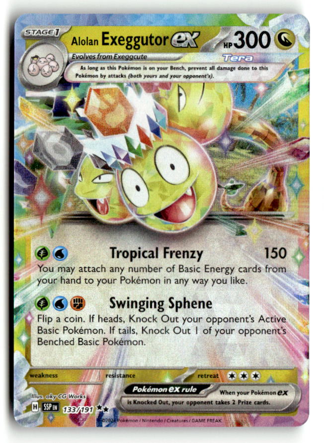 Alolan Exeggutor ex - 133/191